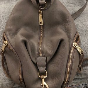 Rebecca minkoff gray backpack (mini Julian)